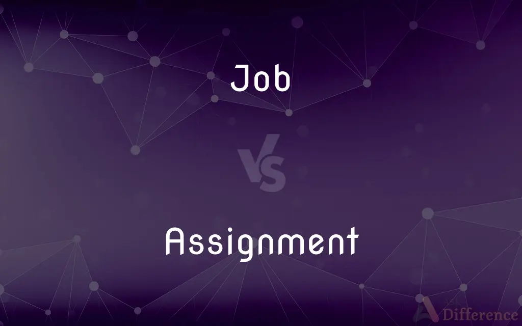 Job vs. Assignment — What's the Difference?