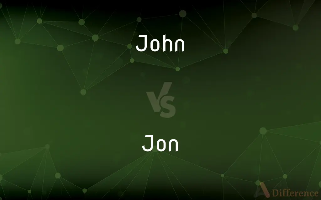 John vs. Jon — What's the Difference?