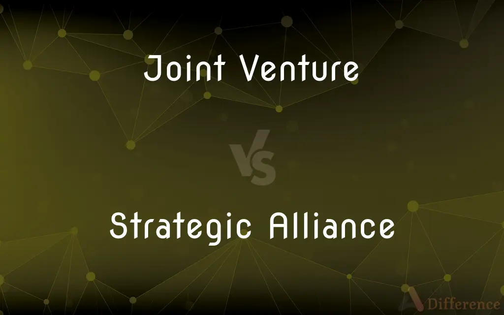 Joint Venture vs. Strategic Alliance — What's the Difference?