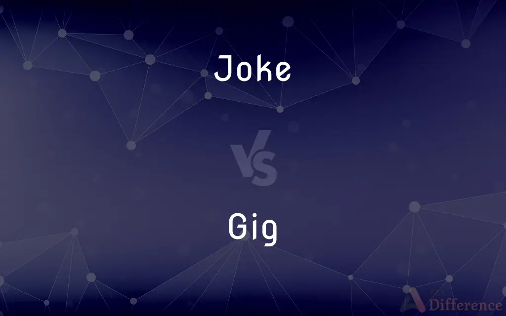Joke vs. Gig — What's the Difference?