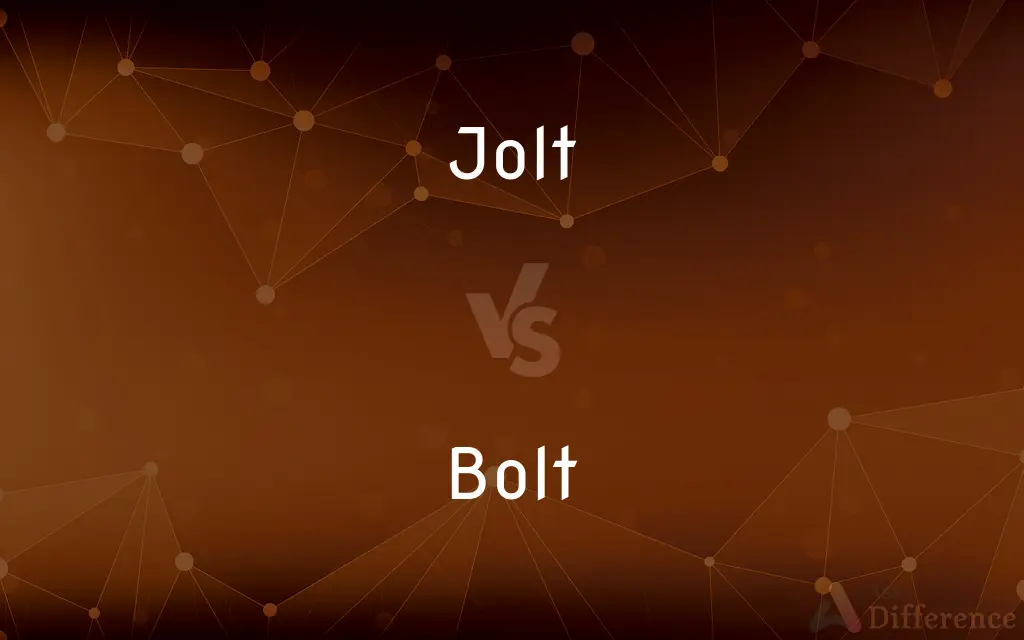 Jolt vs. Bolt — What's the Difference?