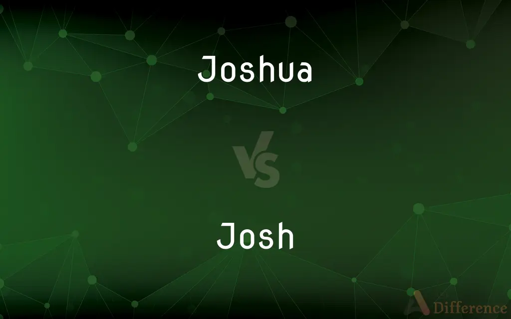 Joshua vs. Josh — What's the Difference?