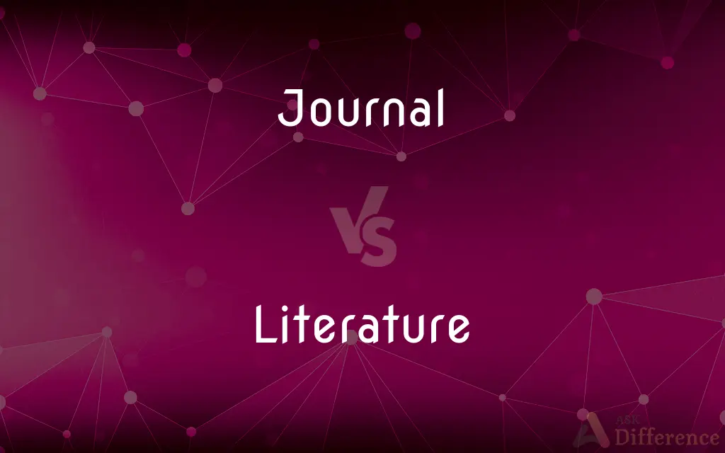 Journal vs. Literature