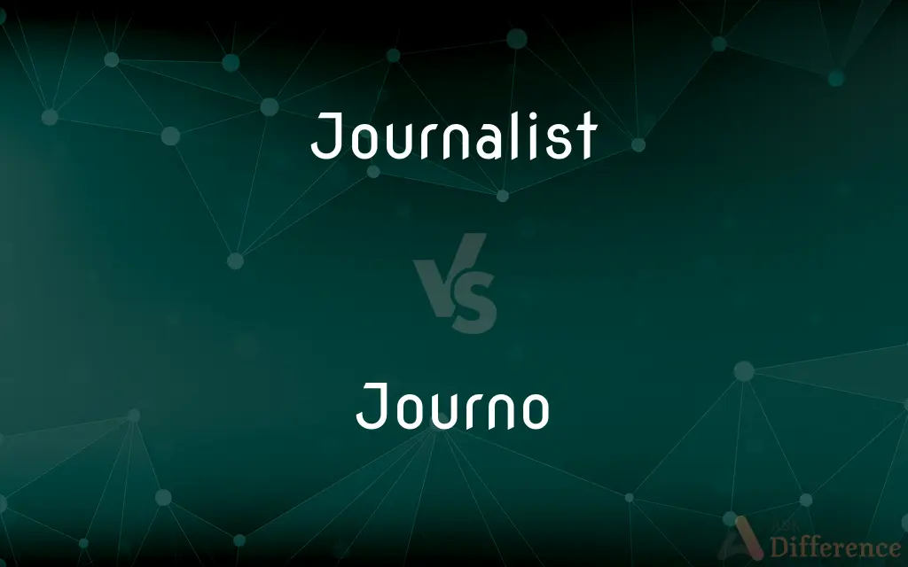 Journalist vs. Journo — What's the Difference?