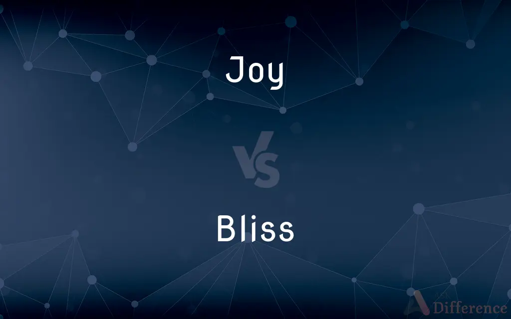 Joy vs. Bliss — What's the Difference?
