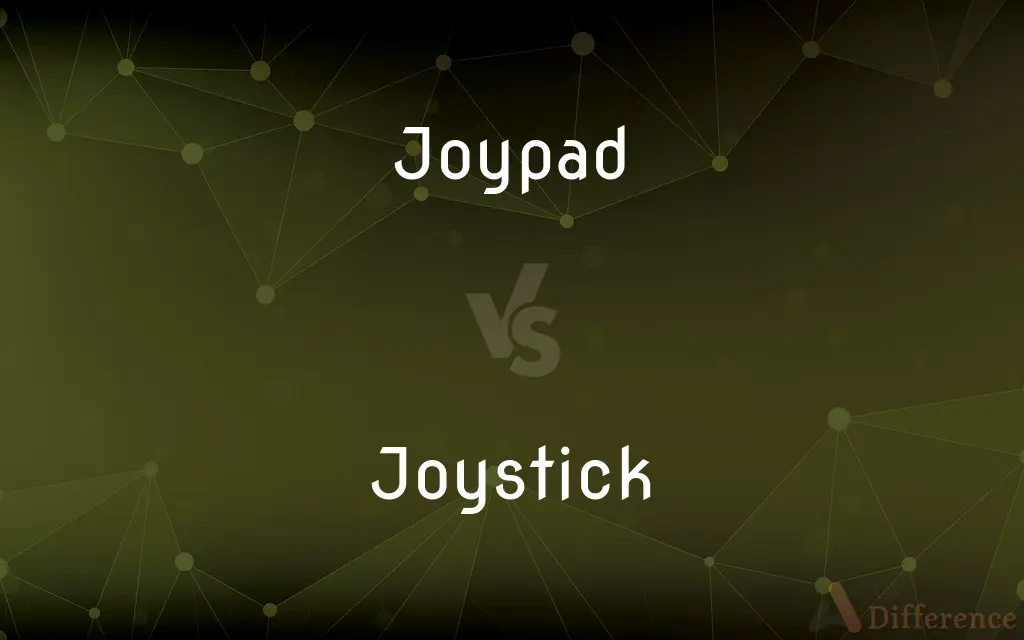 Joypad vs. Joystick — What's the Difference?