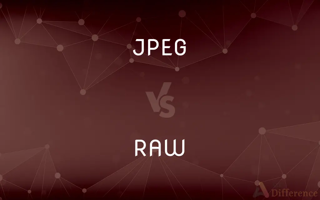 JPEG vs. RAW — What's the Difference?