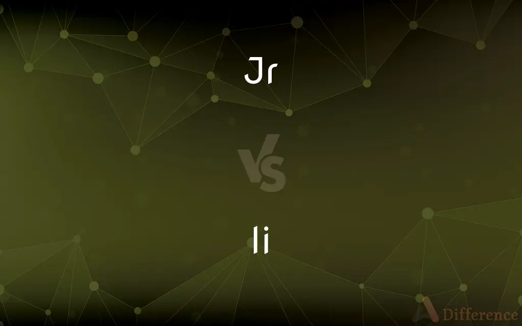 Jr vs. II — What's the Difference?