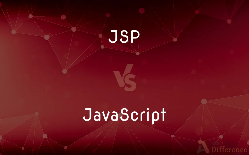 JSP vs. JavaScript — What's the Difference?