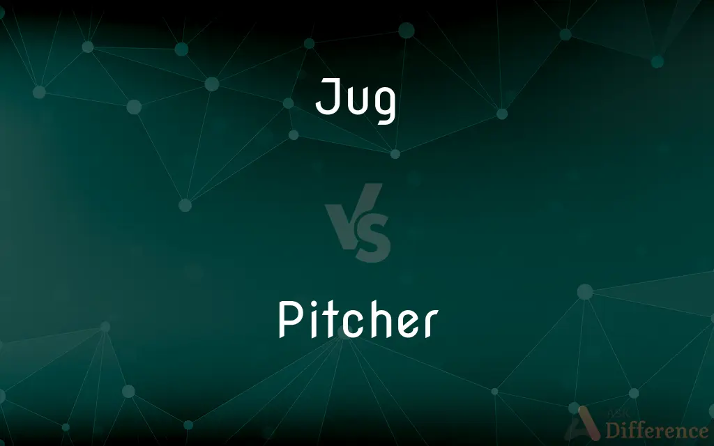 Jug vs. Pitcher — What's the Difference?