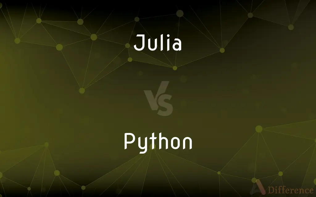 Julia vs. Python — What's the Difference?