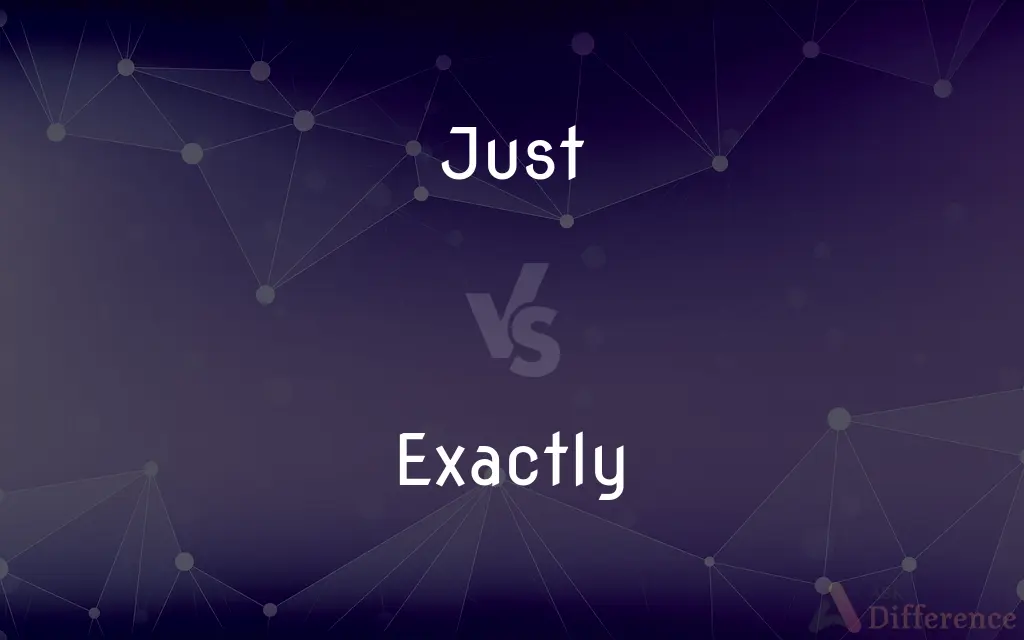 Just vs. Exactly — What's the Difference?