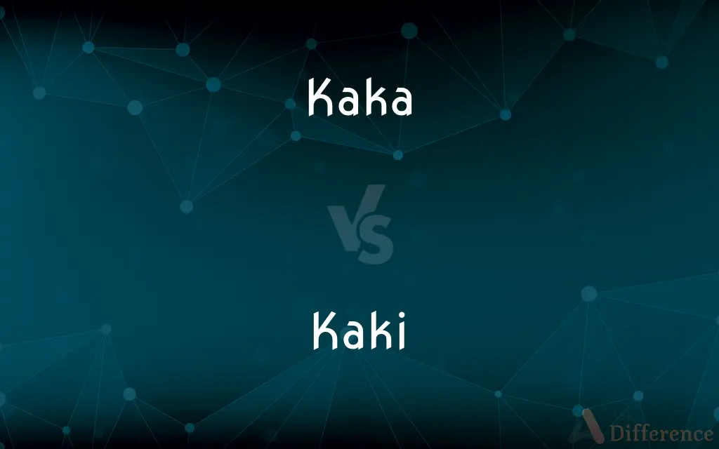 Kaka vs. Kaki — What's the Difference?