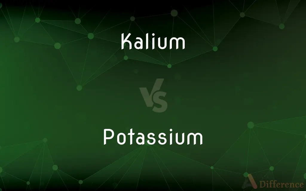 Kalium vs. Potassium — What's the Difference?