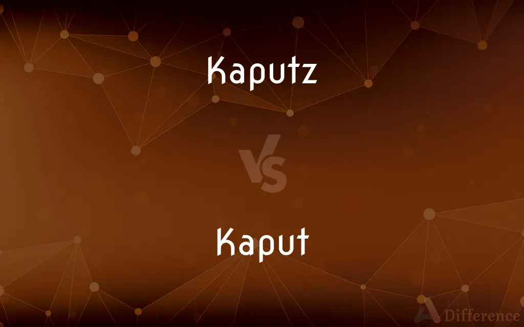 Kaputz vs. Kaput — Which is Correct Spelling?
