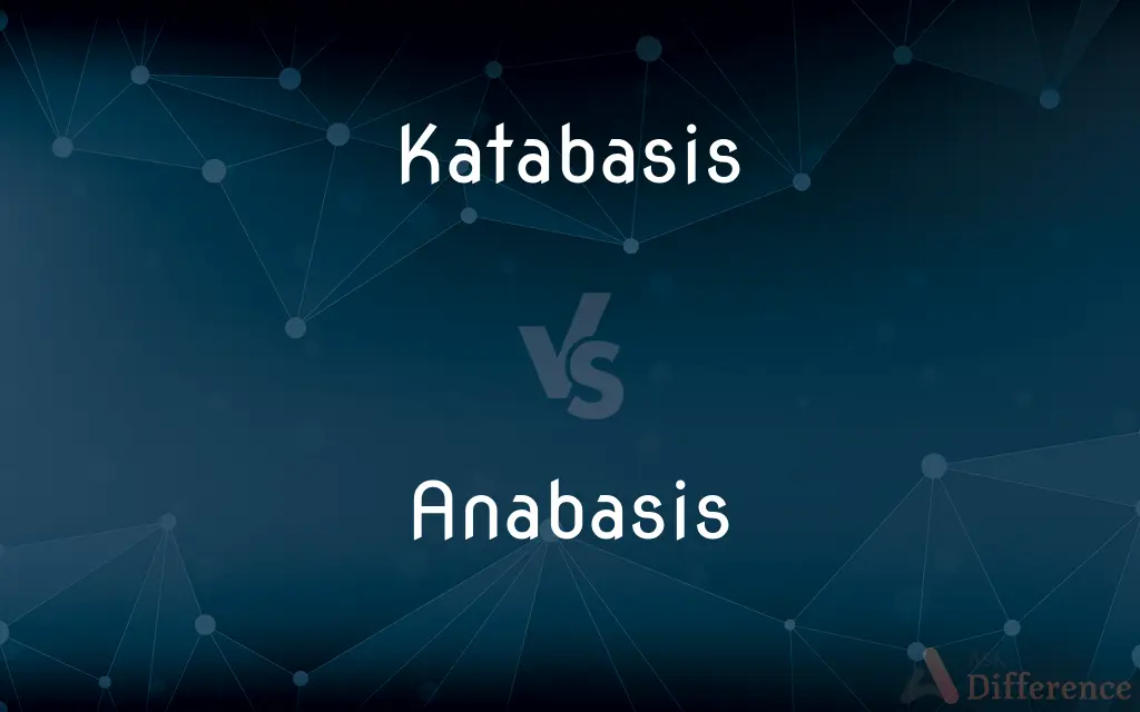 Katabasis vs. Anabasis — What's the Difference?