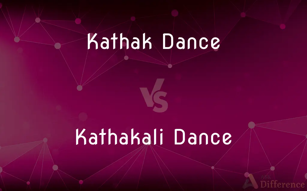 Kathak Dance vs. Kathakali Dance — What's the Difference?