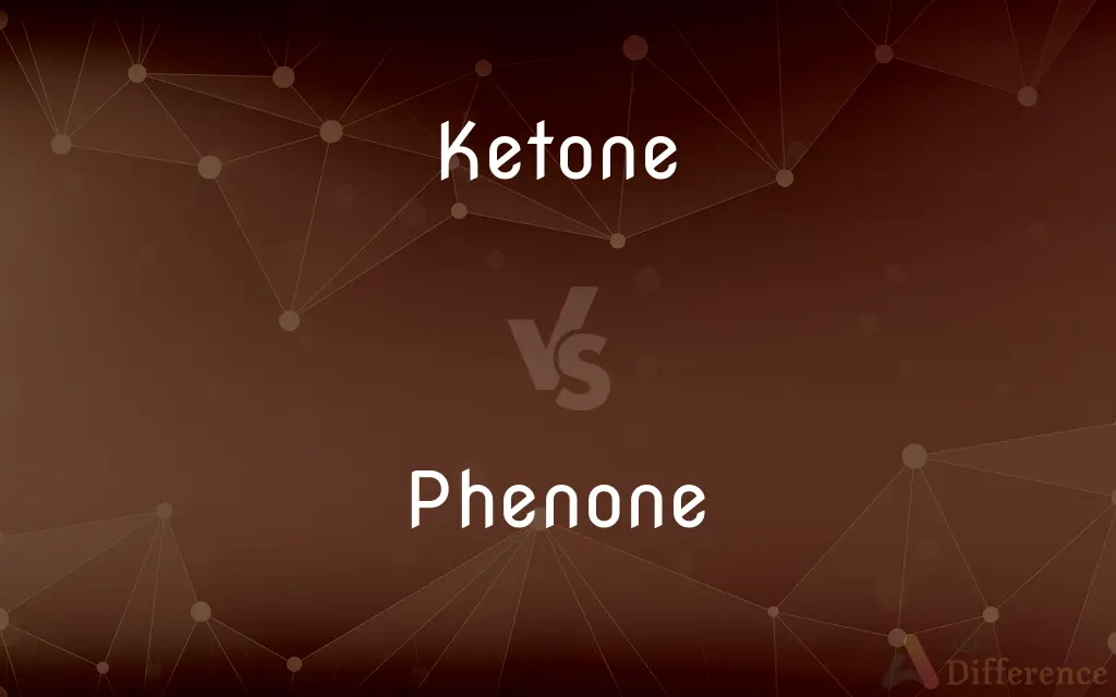 Ketone vs. Phenone — What's the Difference?