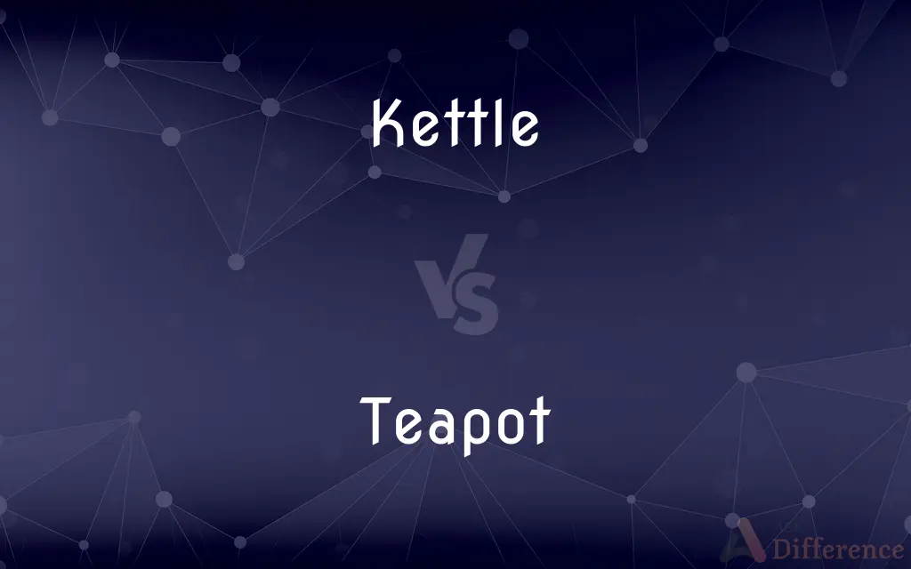Kettle vs. Teapot — What's the Difference?