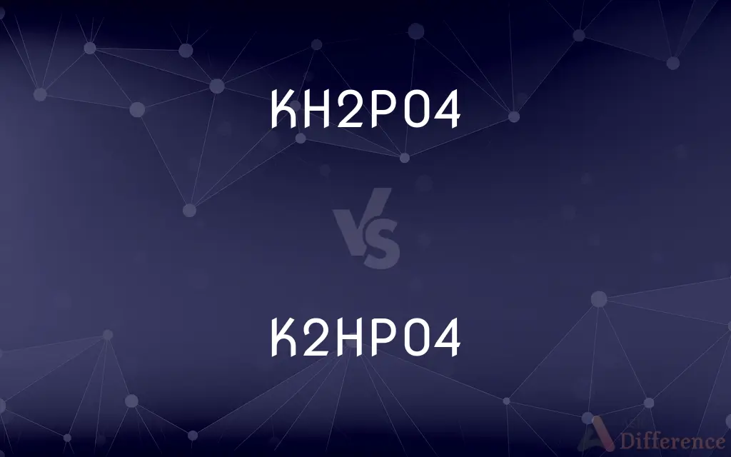 KH2PO4 vs. K2HPO4 — What's the Difference?