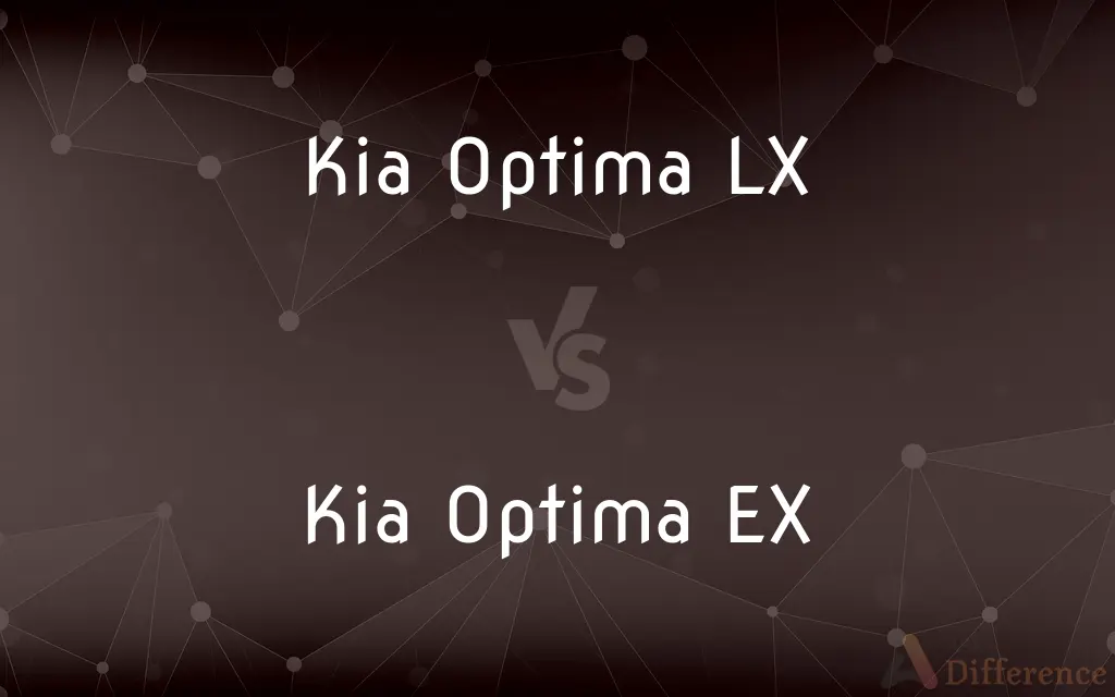 Kia Optima LX vs. Kia Optima EX — What's the Difference?