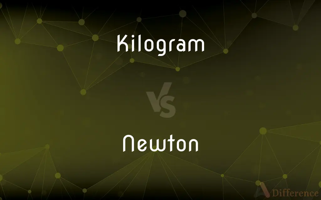 Kilogram vs. Newton — What's the Difference?