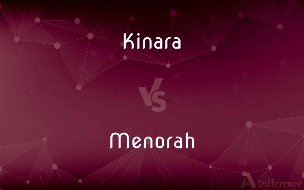 Kinara vs. Menorah — What's the Difference?