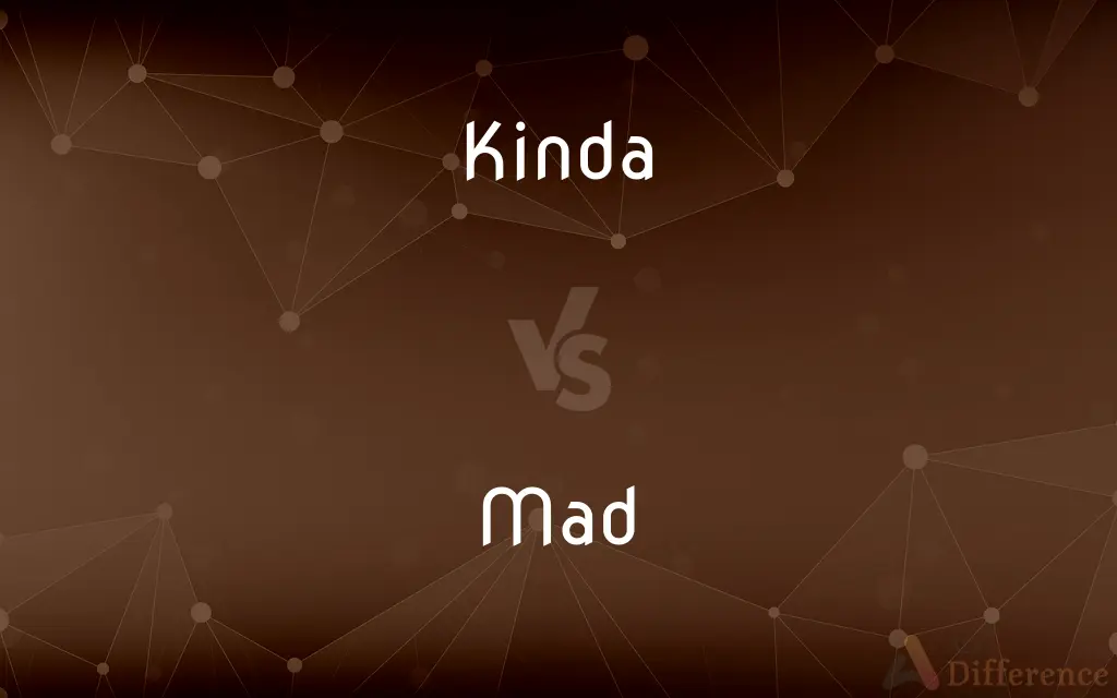 Kinda vs. Mad — What's the Difference?