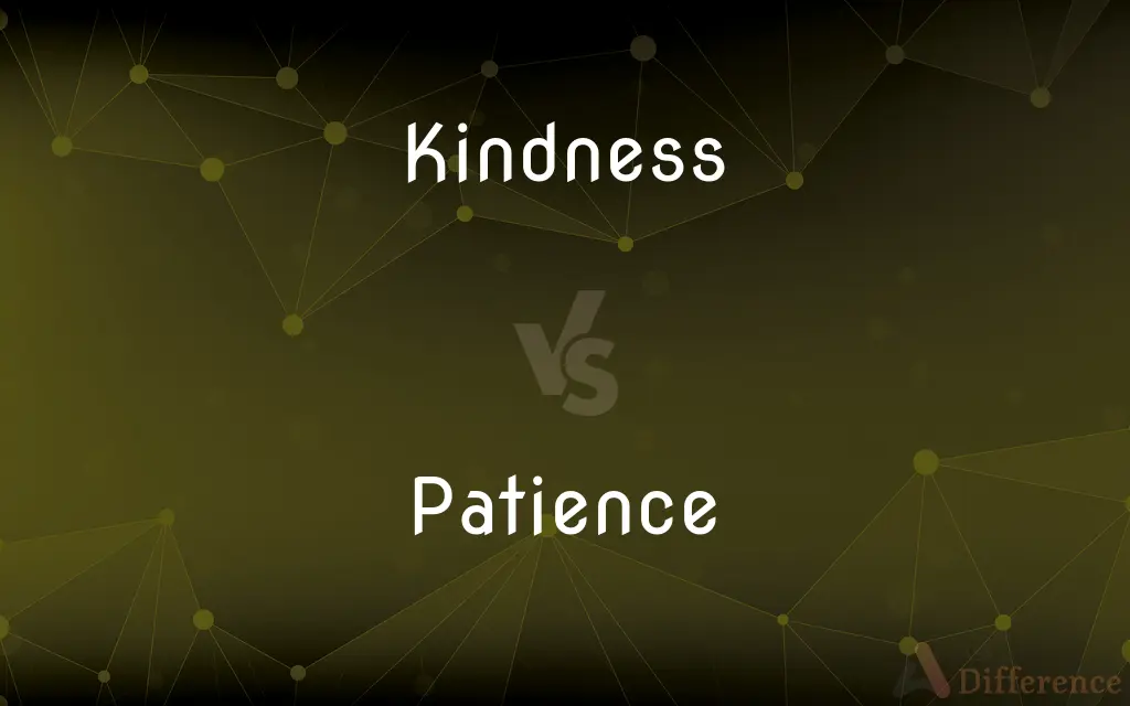 Kindness vs. Patience — What's the Difference?