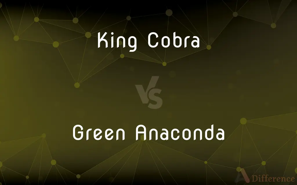 King Cobra vs. Green Anaconda — What's the Difference?