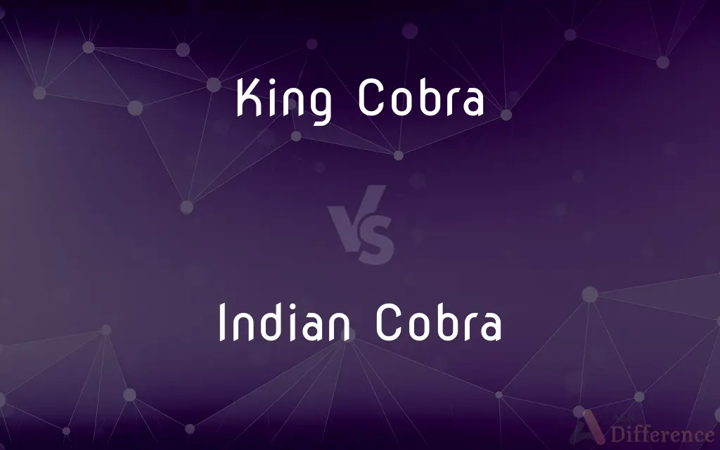 King Cobra vs. Indian Cobra — What's the Difference?