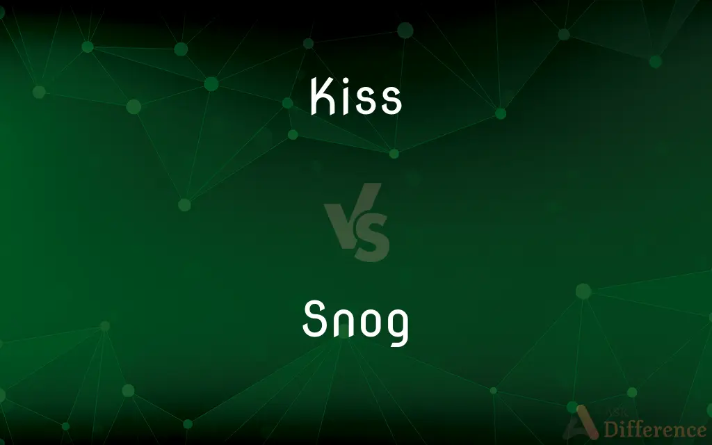 Kiss vs. Snog — What's the Difference?