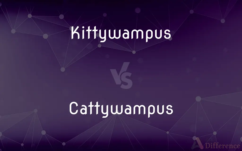 Kittywampus vs. Cattywampus — What's the Difference?