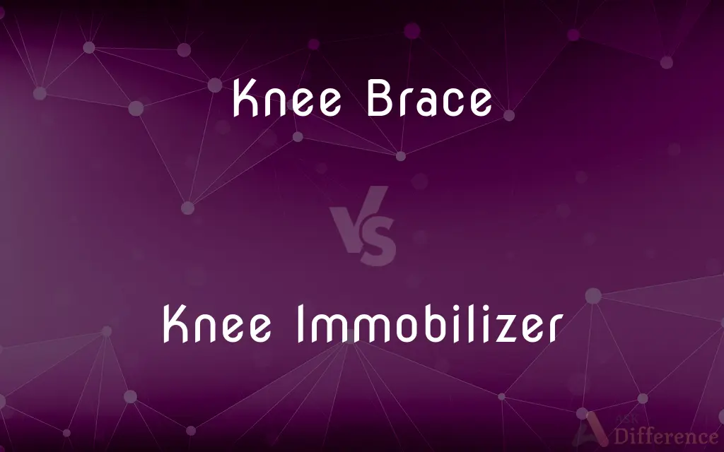 Knee Brace vs. Knee Immobilizer — What's the Difference?