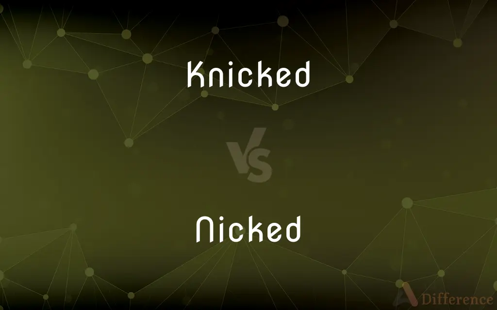 Knicked vs. Nicked — Which is Correct Spelling?
