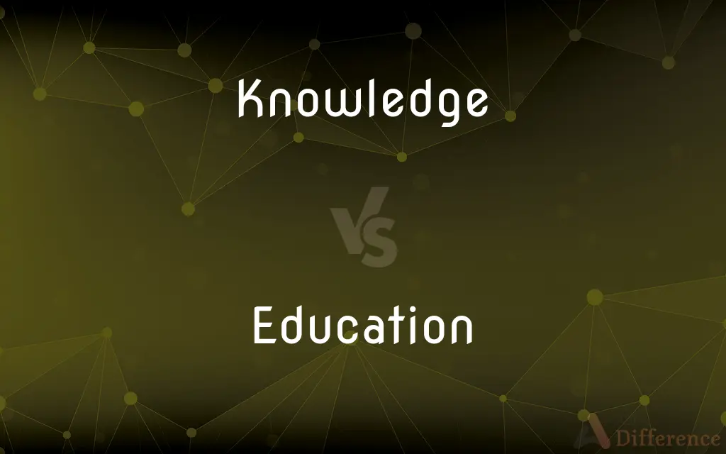 Knowledge vs. Education — What's the Difference?