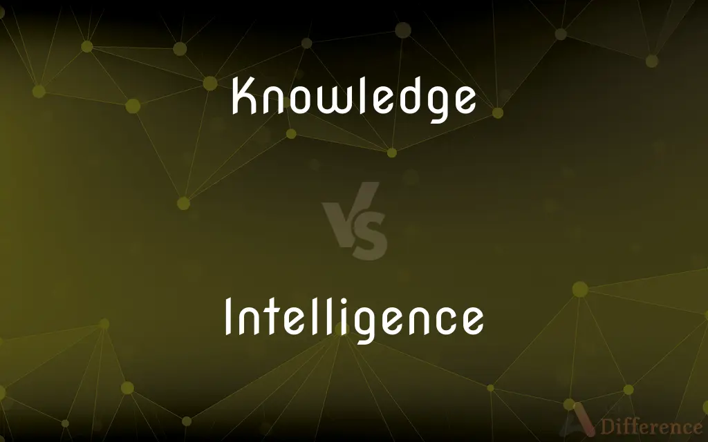 Knowledge vs. Intelligence — What's the Difference?