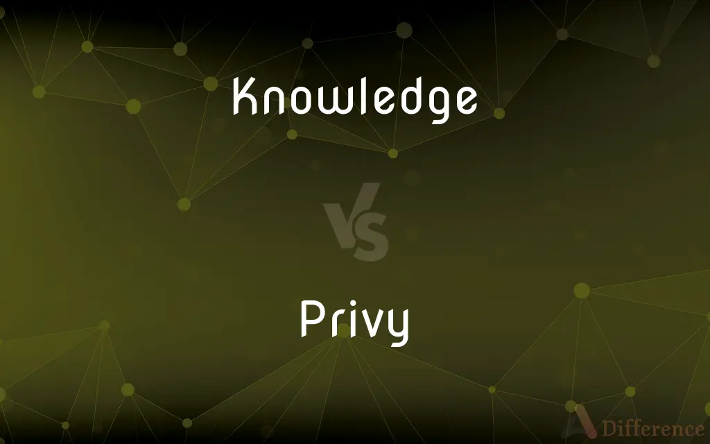 Knowledge vs. Privy — What's the Difference?