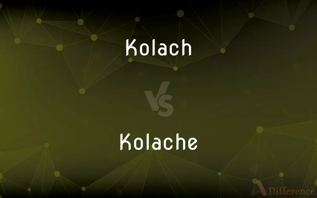 Kolach vs. Kolache — What's the Difference?