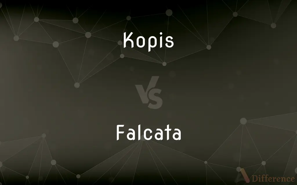 Kopis vs. Falcata — What's the Difference?