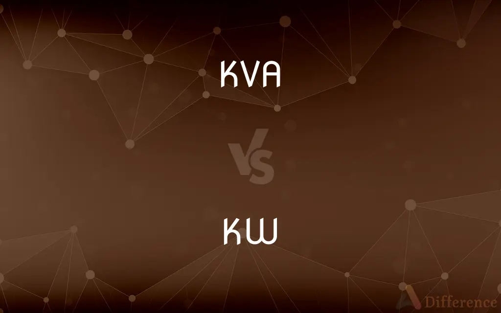 KVA vs. KW — What's the Difference?