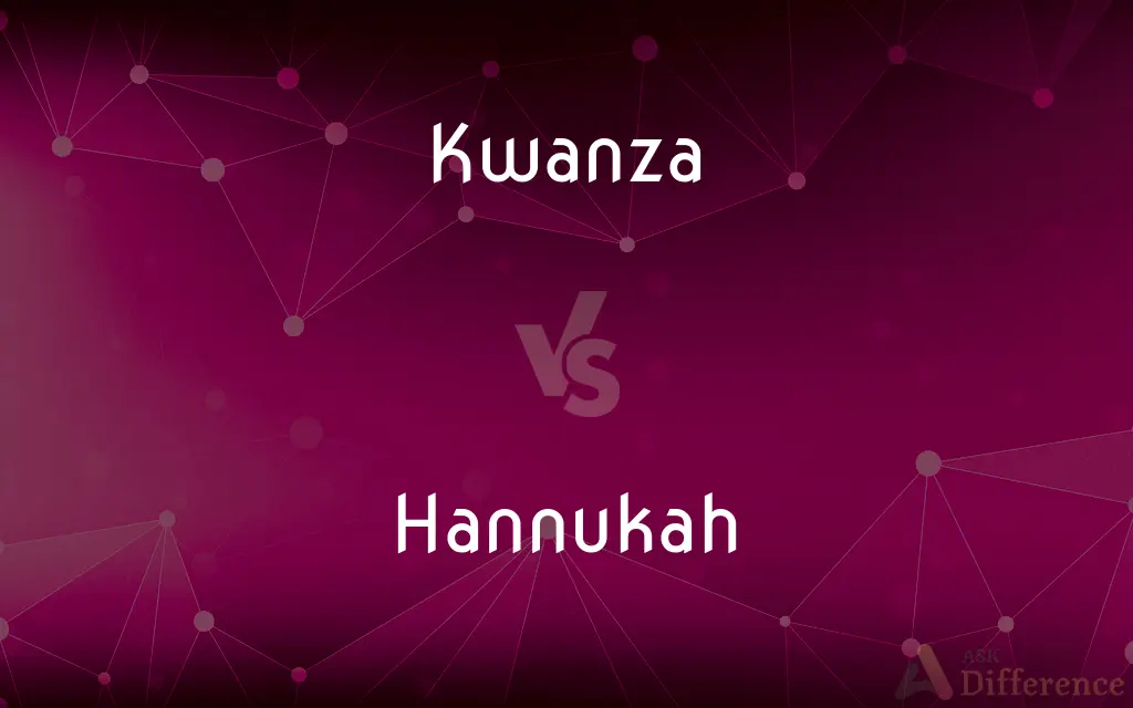 Kwanza vs. Hannukah — What's the Difference?