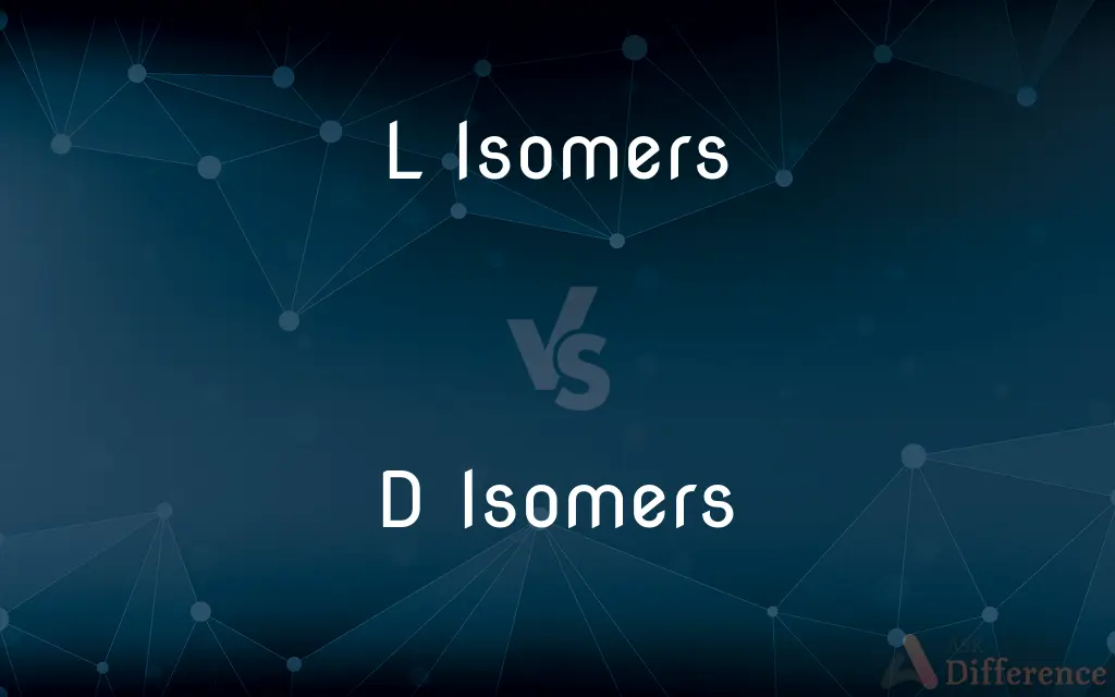 L Isomers vs. D Isomers — What's the Difference?