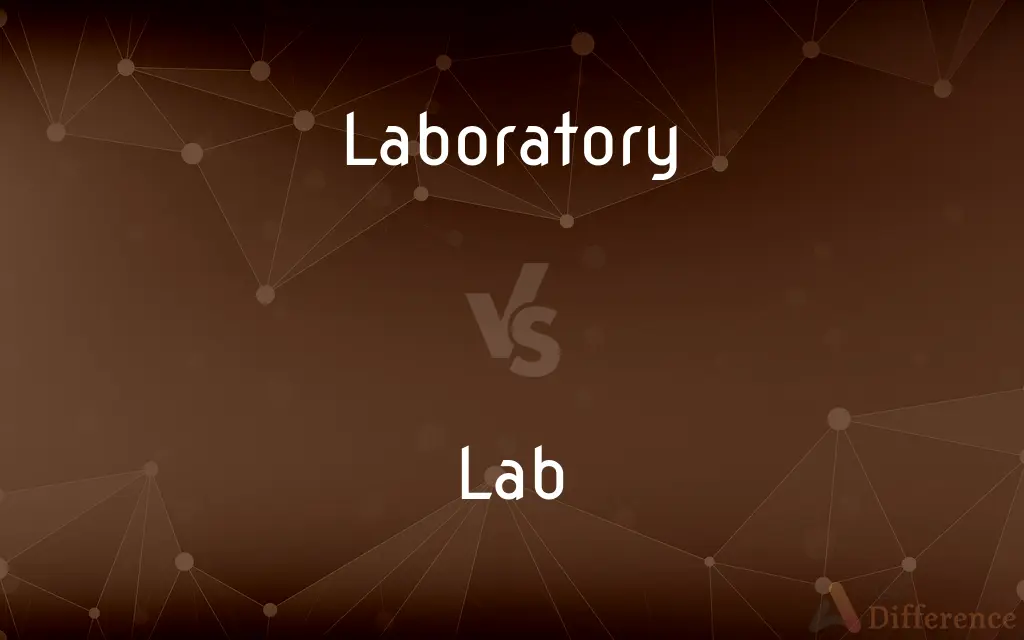 Laboratory vs. Lab — What's the Difference?