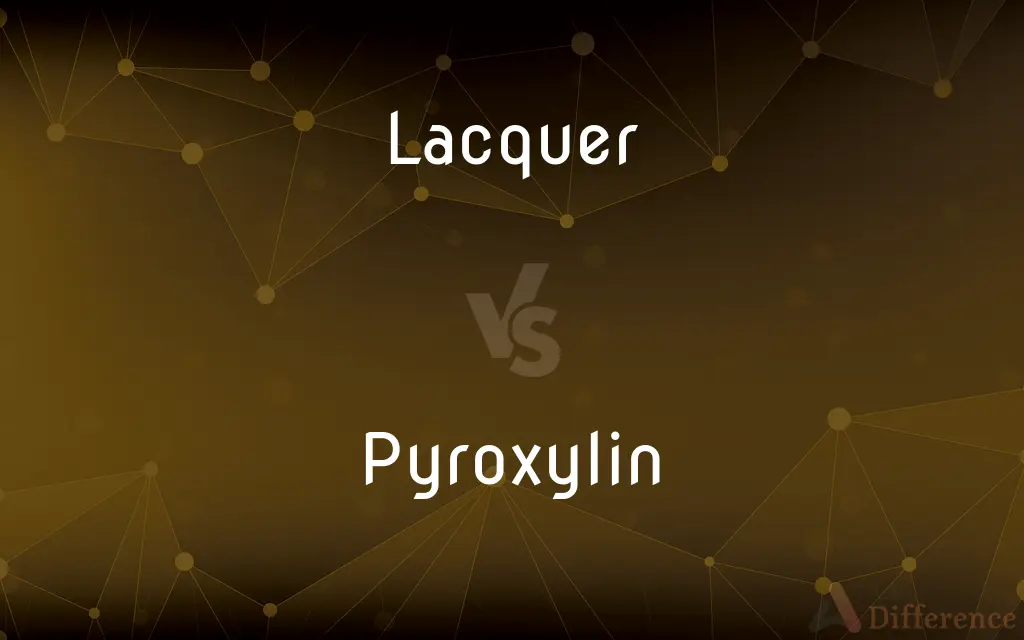 Lacquer vs. Pyroxylin — What's the Difference?