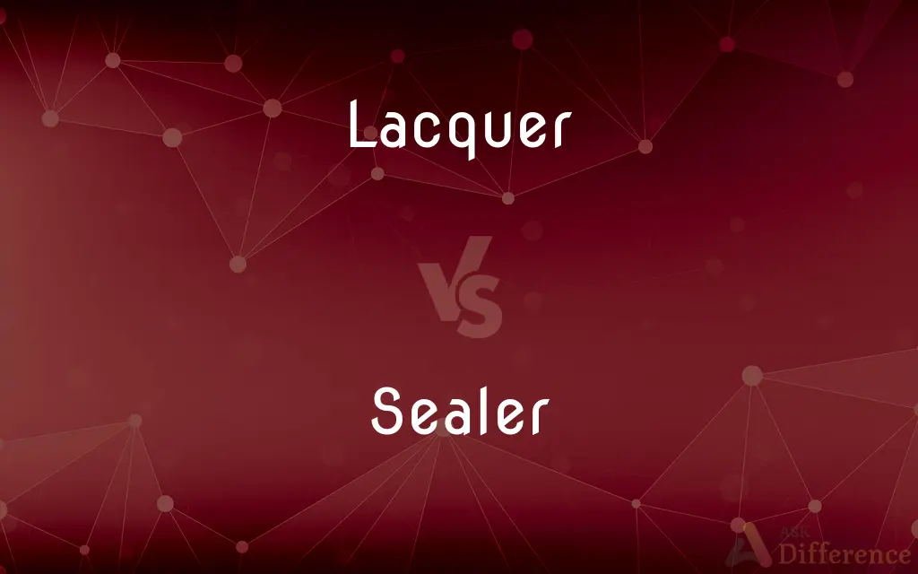 Lacquer vs. Sealer — What's the Difference?
