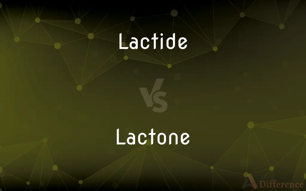 Lactide vs. Lactone — What's the Difference?