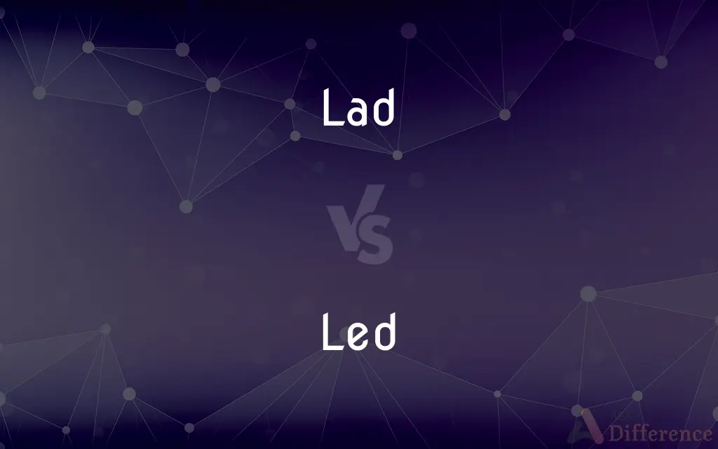 Lad vs. Led — What's the Difference?