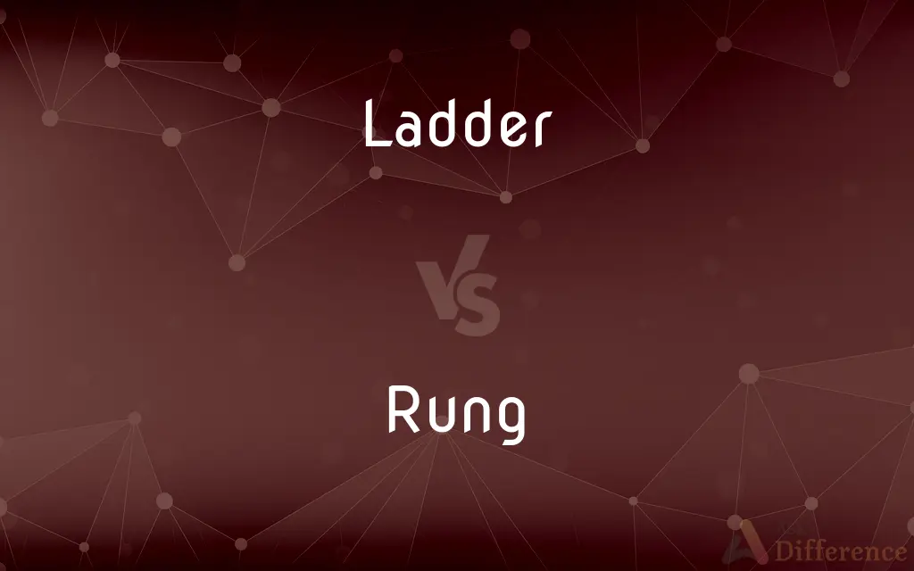 Ladder vs. Rung — What's the Difference?
