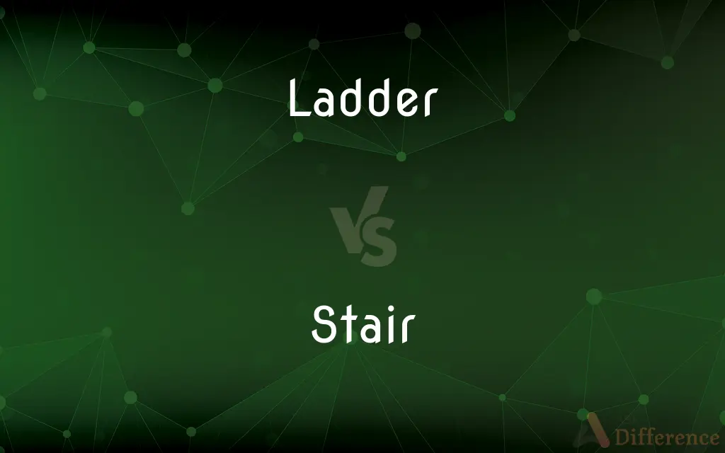 Ladder vs. Stair — What's the Difference?